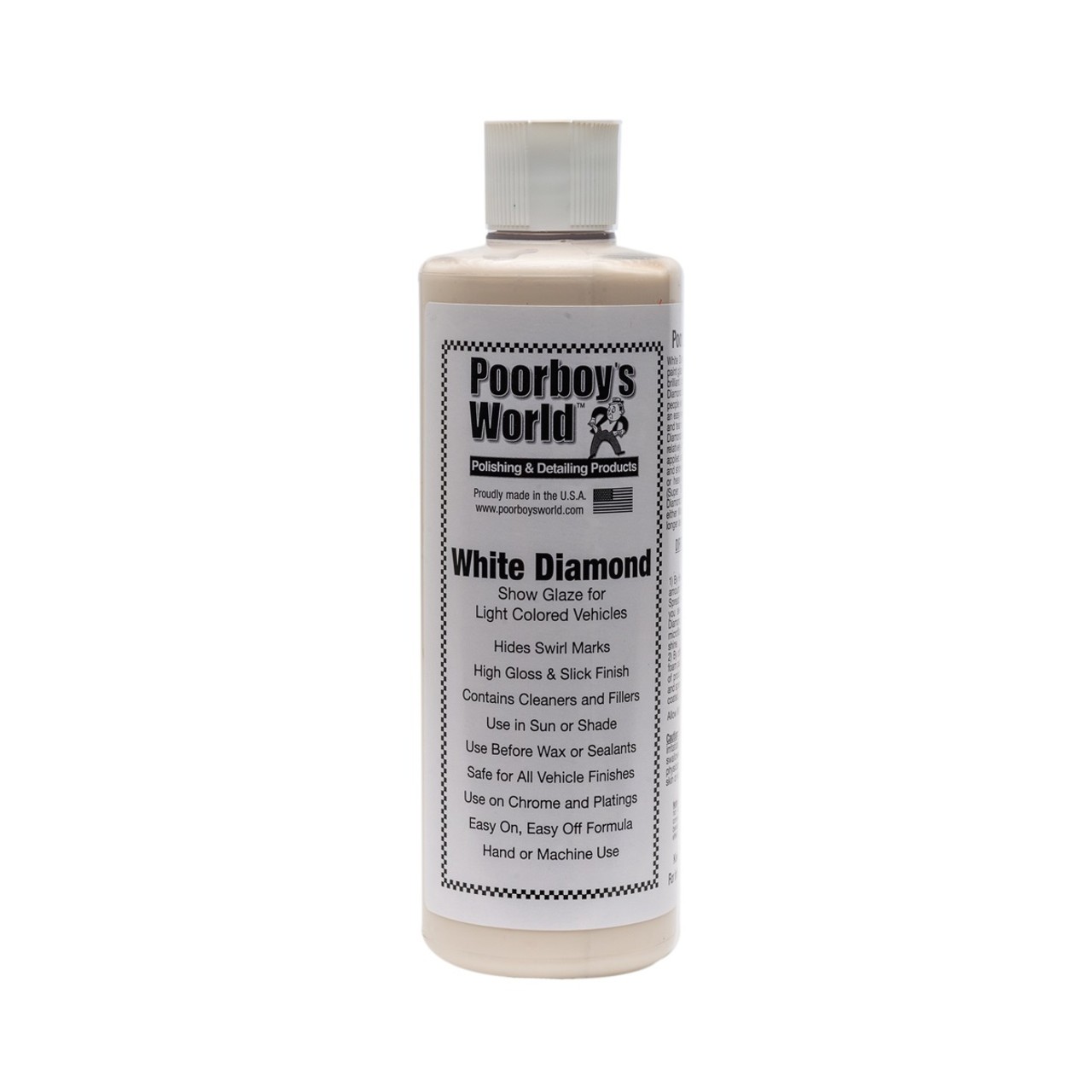 Glaze pro světlé barvy Poorboy's White Diamond Show Glaze (473 ml)