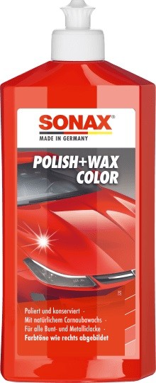 Sonax barevná leštěnka červená - 500 ml