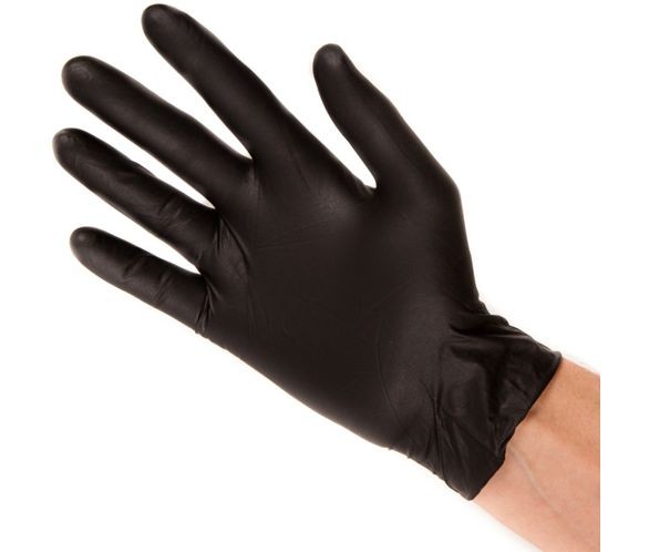 Chemicky odolná nitrilová rukavice Black Mamba Nitrile Glove - S