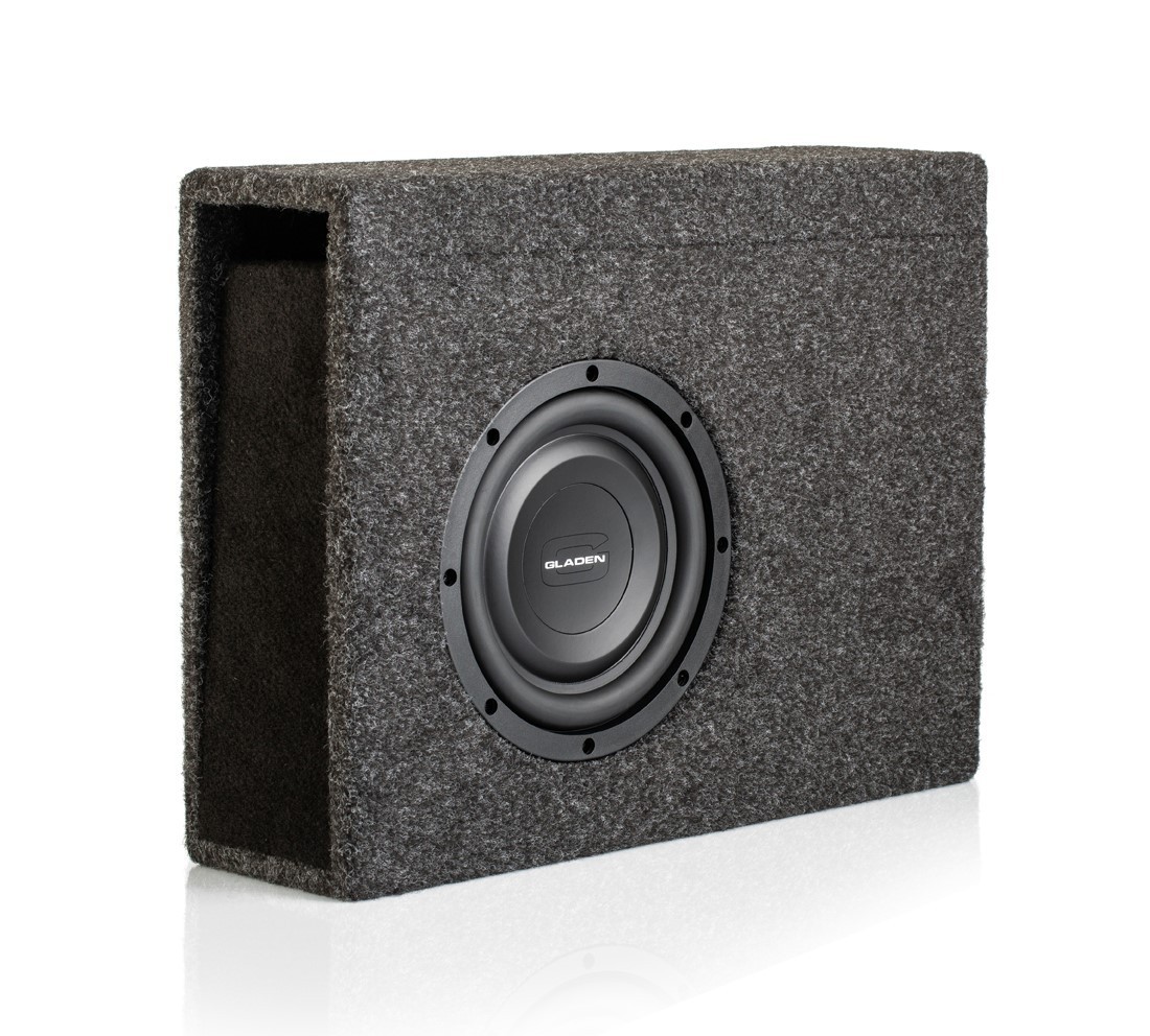 Aktivní subwoofer v boxu Gladen RS-X 08 SLIM VB-CU-AC