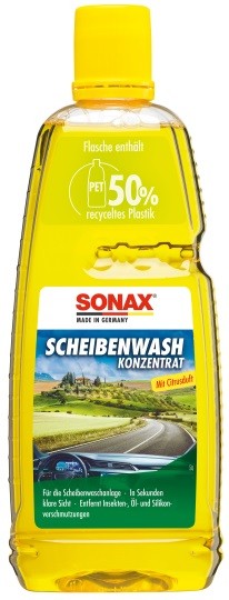 Sonax letní kapalina do ostřikovačů - koncentrát 1:10 citrus - 1000 ml