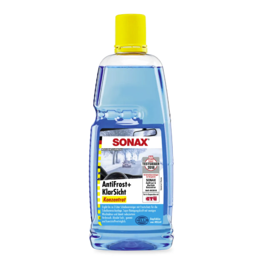 Zimní kapalina do ostřikovačů Sonax AntiFrost+Klar Sicht Konzentrat Citrus (1 l)