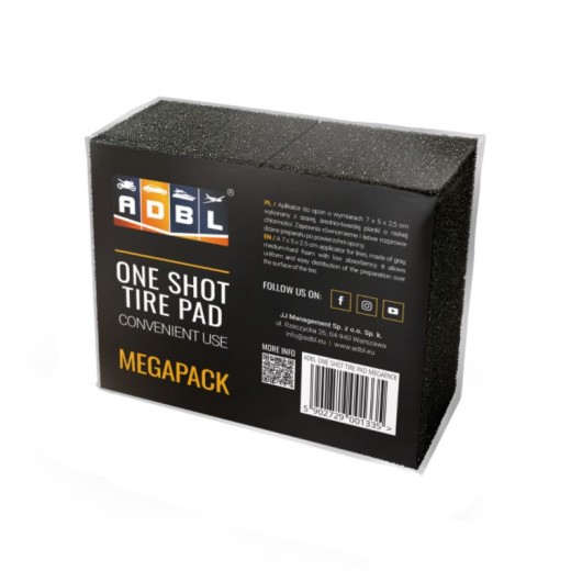 ADBL One Shot Tire Pad Megapack Aplicatoare de anvelope