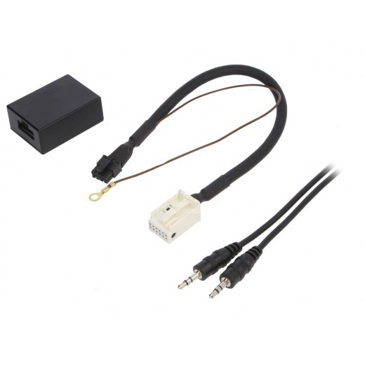 AUX adapter with Bluetooth for Audi / VW / Seat / Škoda car radios