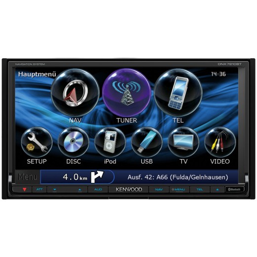 Autorádio s navigací KENWOOD DNX-7210BT