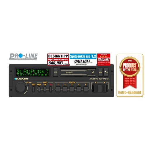 Retro autorádio Blaupunkt Hamburg SQM 23 DAB
