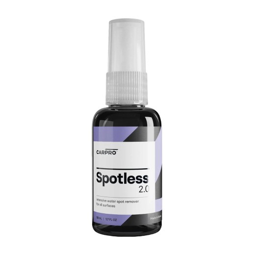 CarPro Spotless 2.0 pentru îndepărtarea petelor de apă dură (50 ml)