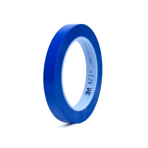 3M vinilna krep traka za maskiranje i airbrush 471+ Indigo, dimenzija 12 mm x 32 m