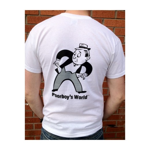 Tričko Poorboy's World T-Shirt White M