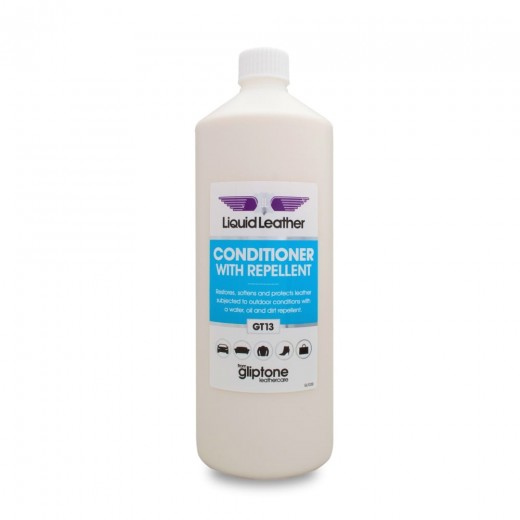 Výživa kůže se sealantem Gliptone Liquid Leather GT13 Conditioner With Repellent (1000 ml)