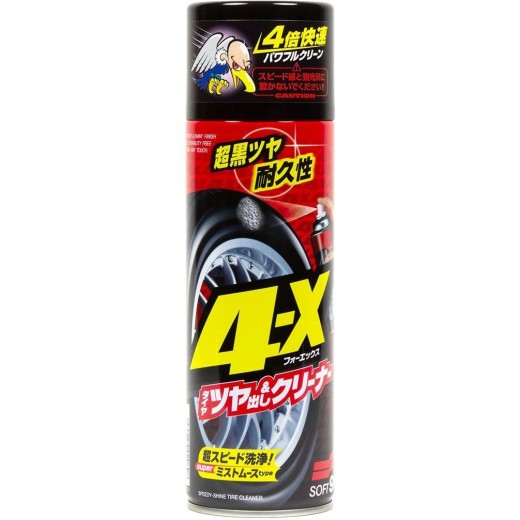 Produs de curățare și impregnare pentru anvelope Soft99 4-X Tire Cleaner (470 ml)