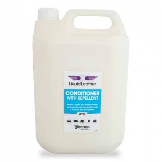 Výživa kůže se sealantem Gliptone Liquid Leather GT13 Conditioner With Repellent (5 l)
