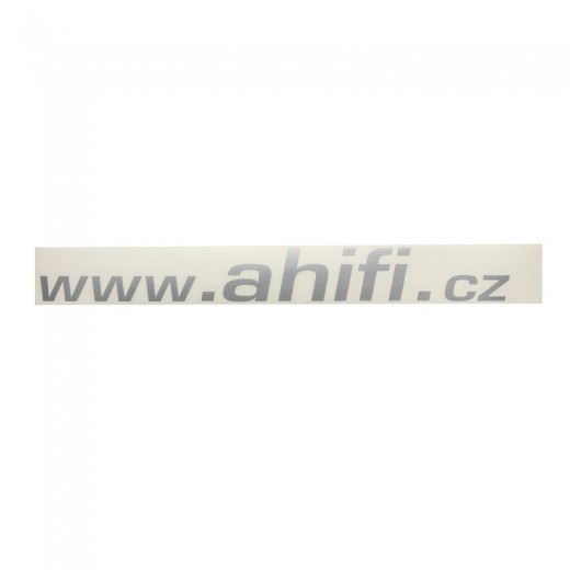 Samolepka AHIFI 200 x 22 mm šedá