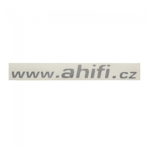 Samolepka AHIFI 120 x 13 mm šedá