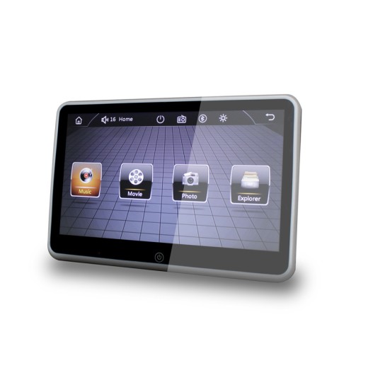 Multimediální monitor na opěrku hlavy 10,1