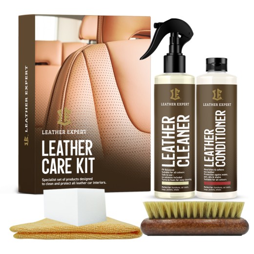 Set de cosmetice auto pentru piele Leather Expert - Leather Car Care Kit