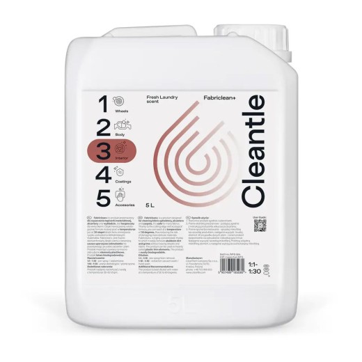 Detergent Cleantle Fabriclean+ (5 l)