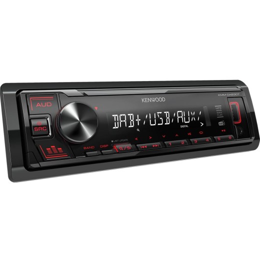 Car radio with DAB tuner Kenwood KMM-DAB307