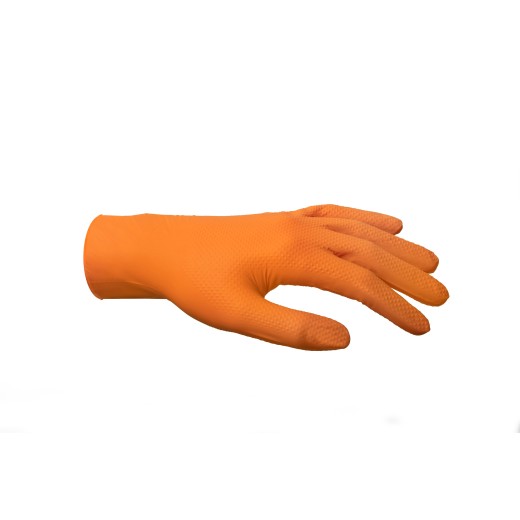 Chemicky odolná nitrilová rukavice Brela Pro Care CDC Grip Nitril - L (oranžová)