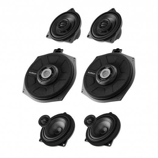 Sistem audio Audison pentru BMW 1 (E81, E82, E87, E88) cu sistem audio de bază