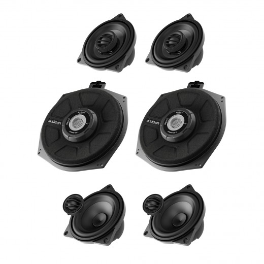 Complete Audison sound system for BMW X5 (E70) with basic audio system