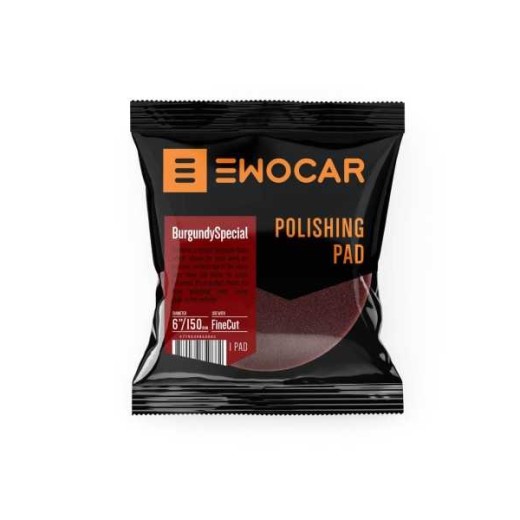 Lešticí kotouč Ewocar BurgundySpecial Soft Finishing Pad 95/75 mm