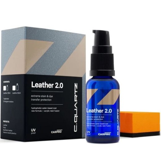 Keramická ochrana kůže CarPro CQuartz Leather 2.0 (30 ml)