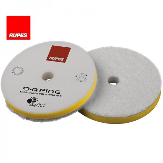 RUPES DA Fine Microfiber Pad 125/130 mm - Pad mediu DA din microfibră de lustruire