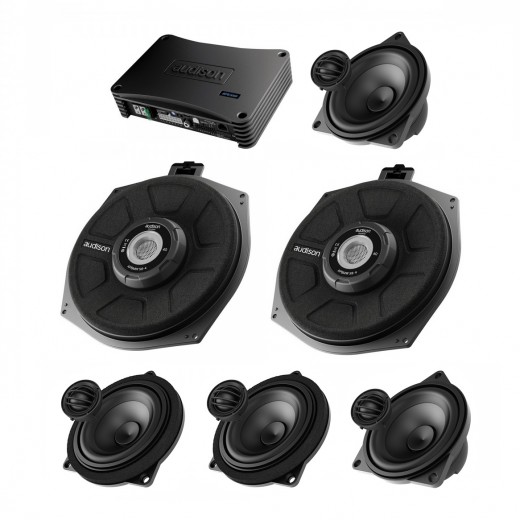 Complete sound system with DSP processor for BMW 1 (E81, E82, E87, E88) with Hi-Fi Sound System
