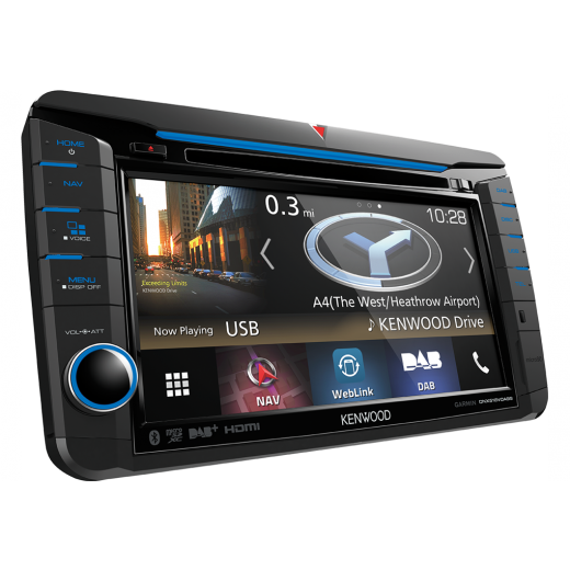 Autorádio s navigací pro Volkswagen, Seat, Škoda Kenwood DNX-518VDABS