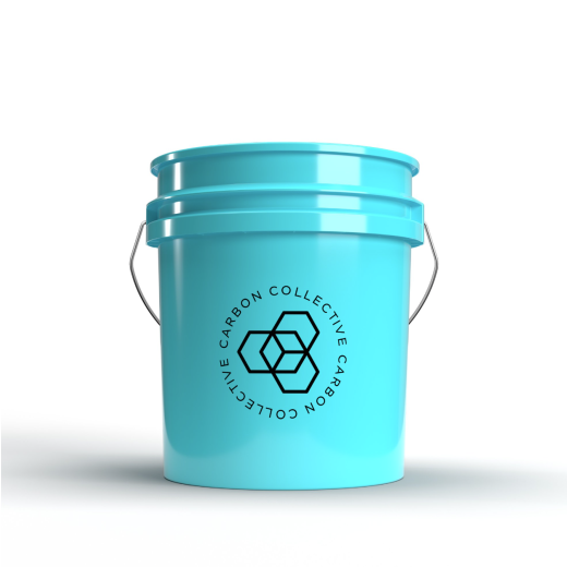 Carbon Collective 13L Detailing Wheel Bucket - Teal