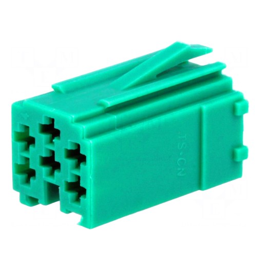 Green Mini ISO Connector 4carmedia 331441-2