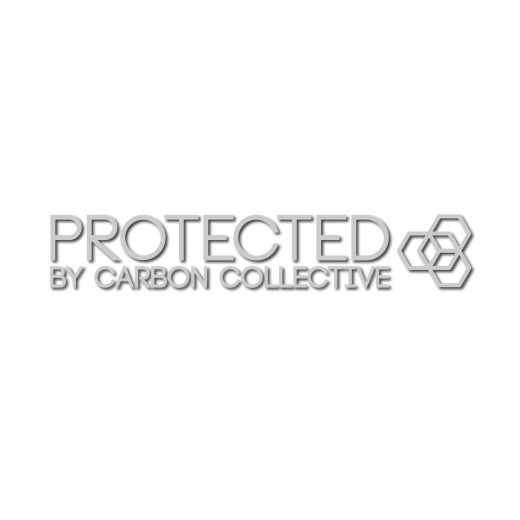 Samolepka Carbon Collective Protected – Etched Glass Window Sticker