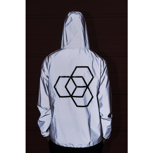 Rефлективно яке Carbon Collective 3M Reflective Waterproof Jacket - M