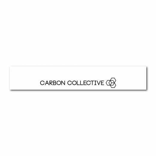 Samolepka Carbon Collective White Sunstrip White – Printed