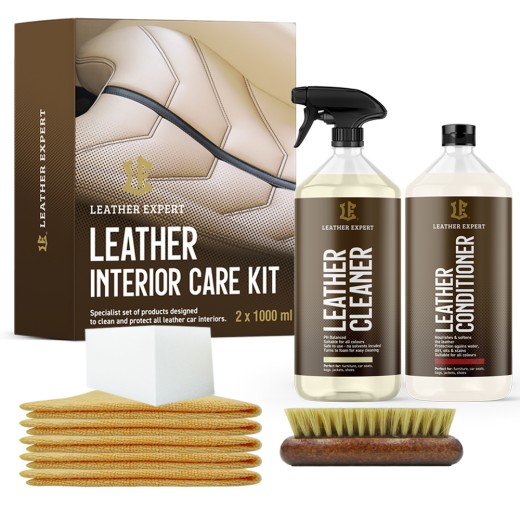 Set de cosmetice auto pentru piele Leather Expert - Leather Interior Care Kit