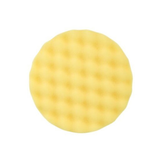 3M Foam Polishing Disc, Serrated, Yellow, 150mm (50488)
