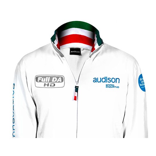 Суичър Audison White Sweatshirt.2 S