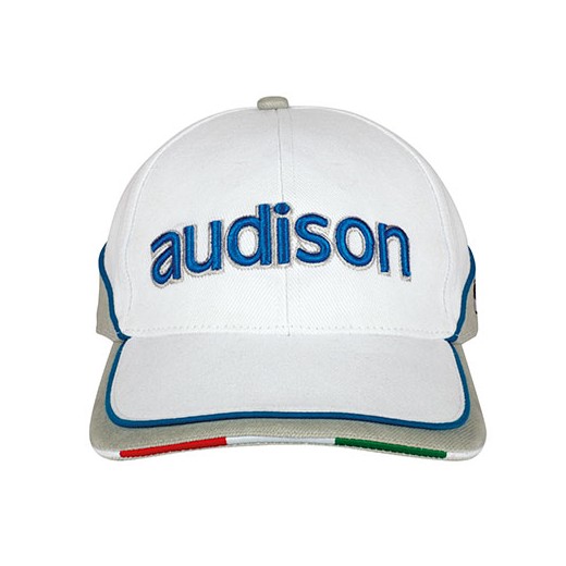 Kšiltovka Audison White/Grey Cap