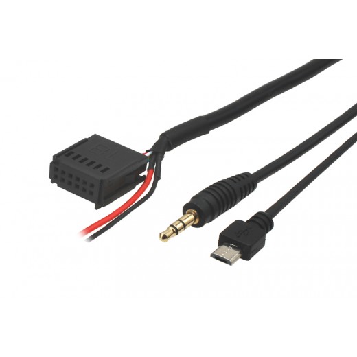 AUX a micro USB adaptér pro Ford