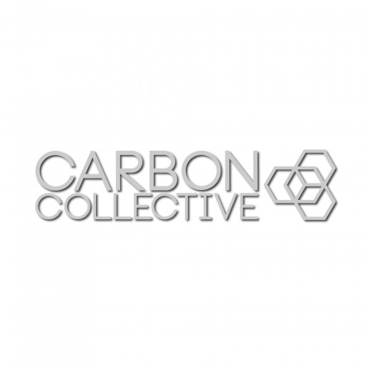 Carbon Collective Etched Glass Window Sticker