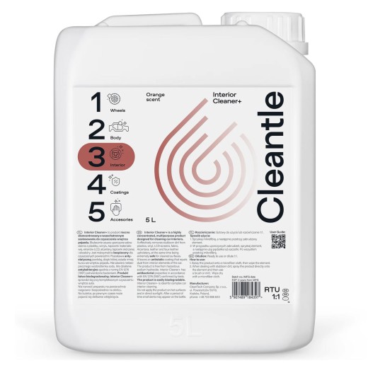 Почистител за интериора Cleantle Interior Cleaner+ (5 l)