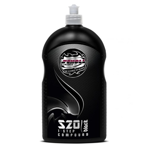 Pastă de lustruit Scholl Concepts S20 BLACK Compus real în 1 pas (1 kg)