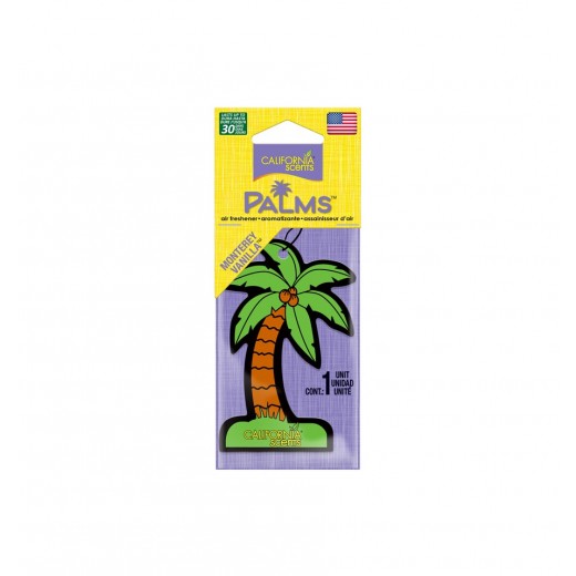 Vůně v závěsné palmičce California Scents Hang Out Palms Monterey Vanilla