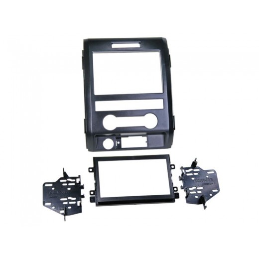 Car radio reduction frame for Ford F150