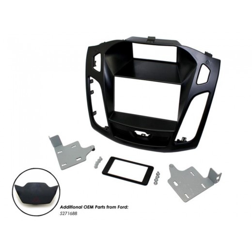Car radio reduction frame for Ford Focus