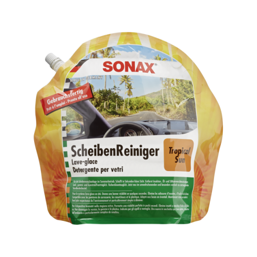 Sonax летна течност за чистачки - Tropical Sun - 3000 ml