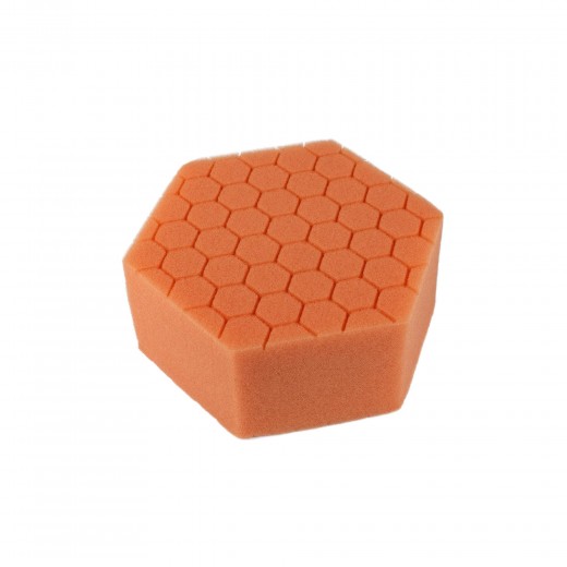 Ruční lešticí aplikátor Carbon Collective HEX Hand Polishing Pad - Orange