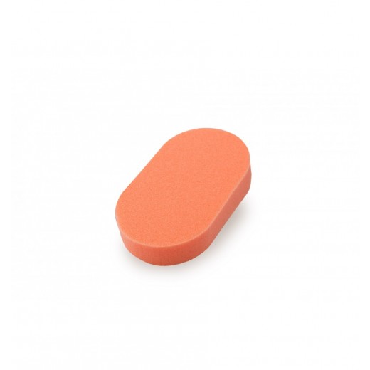 Flexipads Orange Firm Oval Euro Foam Hand Applicator