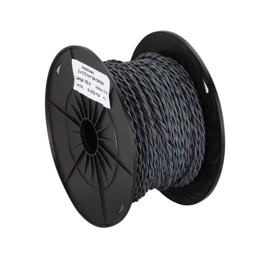 Reproduktorový kabel ACV FLRY Twisted grey/grey-black 075